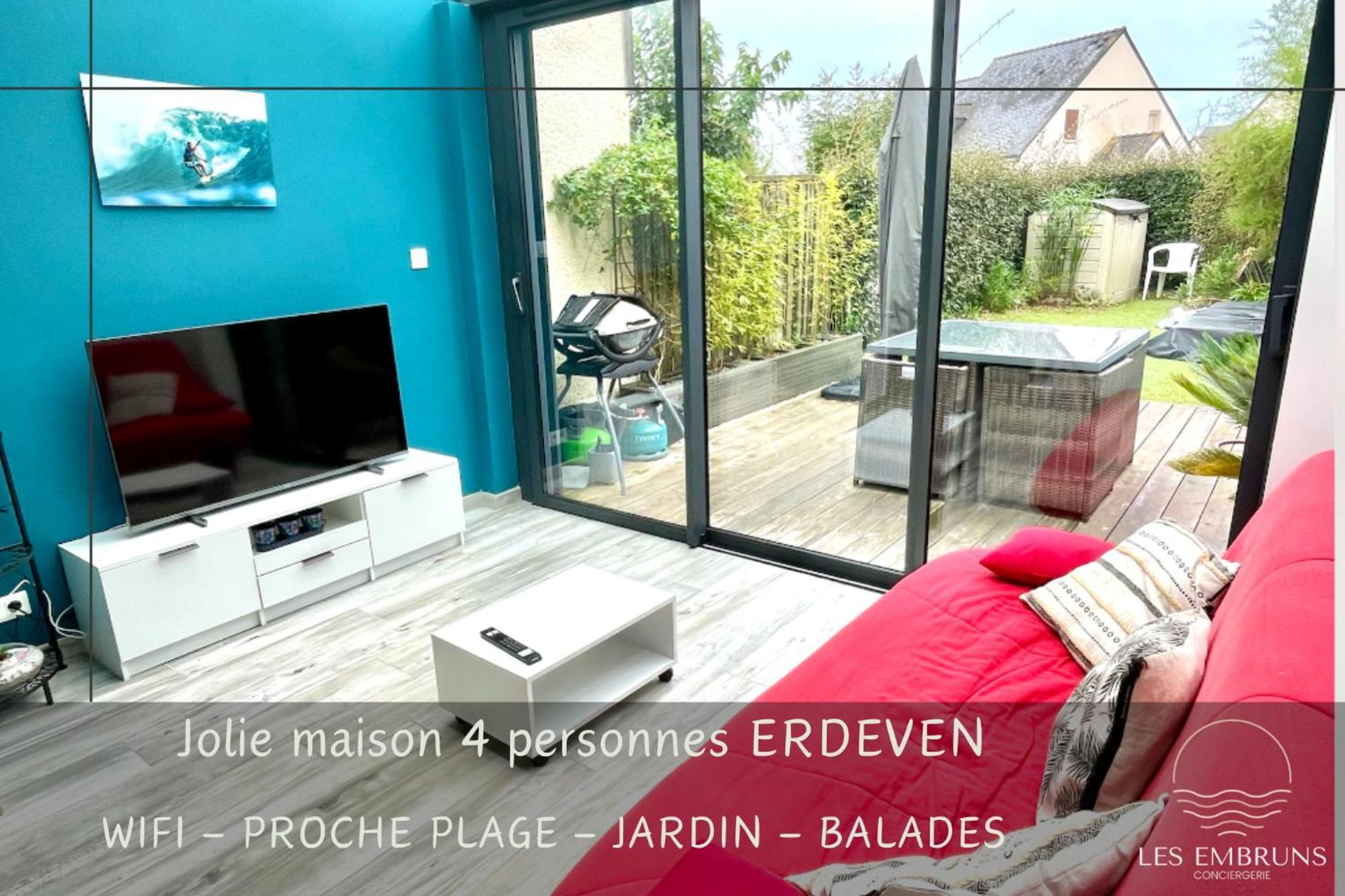Jolie Petite Maison A 500M De La Plage D'엔느봉 외부 사진